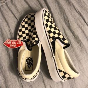 checkered vans